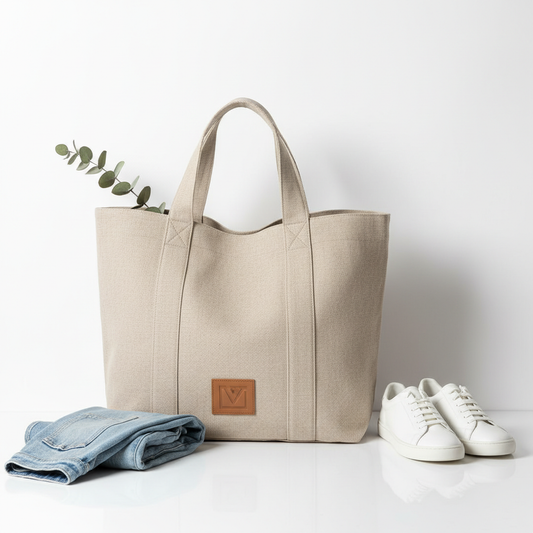 Luxury Canvas Tote Bag