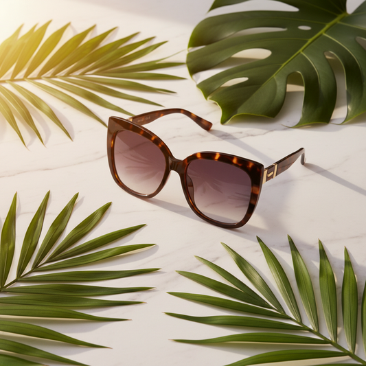 Oversized Cat-Eye Sunglasses