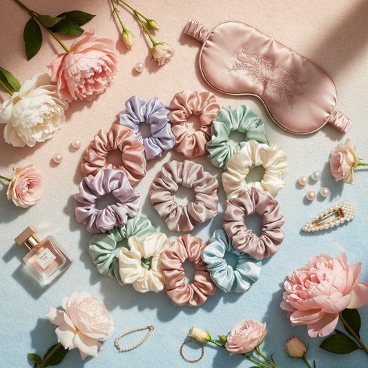Silk Scrunchie Set